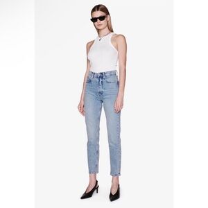 Anine Bing The Sonya Jeans Washed Blue Size 25
